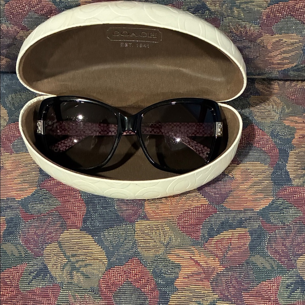 Coach Black and Blue Sunglasses